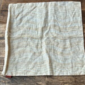 Missoni Home Neutral Stripe Accent Pillow Cover in Cream and Tan